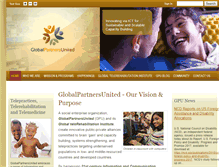 Tablet Screenshot of global-partners-united.com